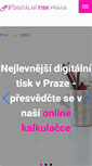 Mobile Screenshot of digitalni-tisk-praha.cz